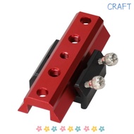 CRAFTML Guide Scope Base, Quick-release Aluminum Finder Scope Mount, Universal M8 Hole 7mm Through H
