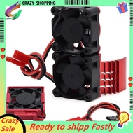 RC Car Accessories Cooling Fan Kit for  VXL-3S RC Car Models-Slash,  Bandit/Stampede 2wd 4wd Upgrade