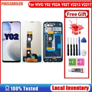 Original For Vivo Y02T Y02 Y02A vivo Y11 (2023) V2236A LCD Screen With Frame Display Touch Screen