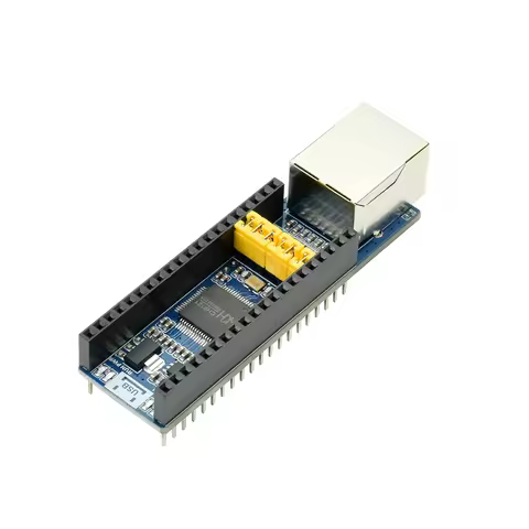 Ethernet to UART Converter Module HAT for RasPi RPI Raspberry Pi Pico 2 W 2W RP2350 PICO2 Projects B