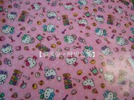 【傑美屋-縫紉之家】日本限量卡通布~三麗鷗凱蒂貓HELLO KITTY防水布~596408