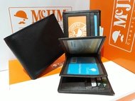 hiluck leather - mcjim double flap genuine leather wallet