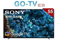【GO-TV】 SONY 55型 日製4K OLED Google TV(XRM-55A80L) 限區配送