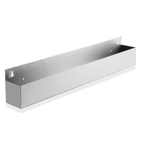 32-inch Single Speed Rail - Stainless Steel Liquor Bottle Holder Rack with Mounting Holes for Bars, 