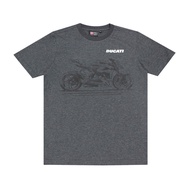 DUCATI T-SHIRT เสื้อยืดแขนสั้นลายดูคาติ Ducati DCT STREETFIGHTER_V2