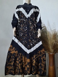 Gamis Twill Rayon Super Ori Terbaru Pekalongan Elzhaf Murah Susun Original Malaman Andhini High Qual