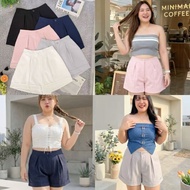 【现货】TALENT Big Size Thailand High Waist Short Pants(Free Size XL-3XL 32-40Inch)大码西装高腰裤裙