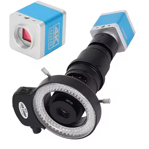 4K UHD 60FPS Microscope Camera IMX 678 180X Autofocus Lens Industrial Electronic Digital Microscope 