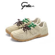 Corolla แท้100% รองเท้าผ้าใบผู้หญิง วินเทจรองเท้ากีฬา หนัง แฟชั่น ต้านเชื้อแบคทีเรีย ระบายอากาศได้ด
