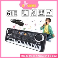 Mommyku 61 Keys Bandstand Electronic Piano With Microphone / 61 Keys Bandstand Elektronik Piano Deng