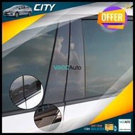 Honda City Door Pillar Dark (PC) Piano Black Carbon Fiber Design Protector City GM6 GM2 GM3 TMO (200