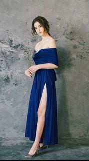 caspia lili jasmine 深藍色禮服 (S) 原價$3980 12種不同的穿法