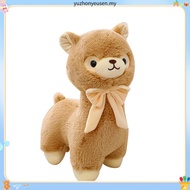 Cream alpaca animal cute soft plushie doll pillow Plushie Stuffed Toys plush Sleeping toy birthday g