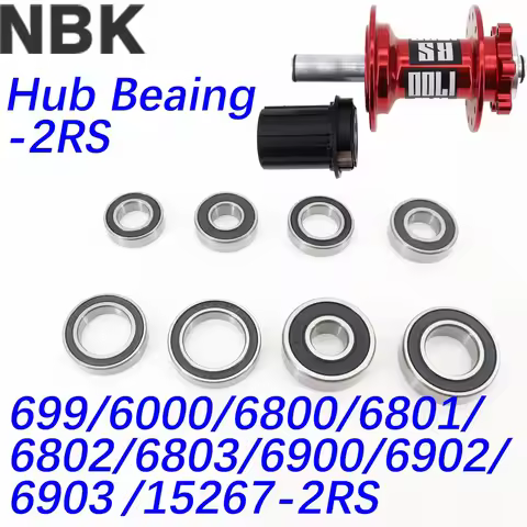 NBK bike hub bearing repair freehub 699 6000 6800 6801 6802 6803 6900 6902 6903 15267 2RS RS ABEC-5