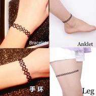 Tattoo Choker Necklace / Bracelet /Anklet / Gelang Kaki