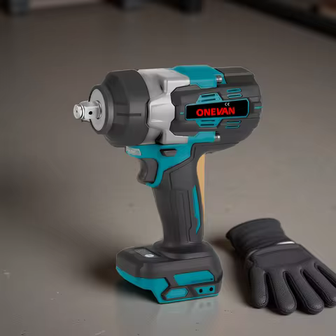 ONEVAN 1/2" Brushless Electric Impact Wrench 2800N.M Torque Removal Screw Nut Screwdriver Home Power