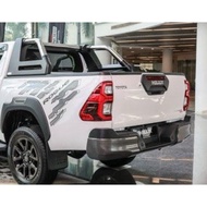 Hilux Revo Rocco Rogue Original Rear Bumper Belakang With Sensor Cover