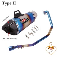 Full Systems For Yamaha Yamaha FZS150 FZS 150 Motorcycle Exhaust Modified Front Link Pipe Escape Muf