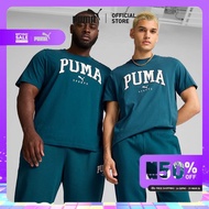 PUMA BASICS - เสื้อยืดผู้ชาย PUMA SQUAD สีเขียว - 68179122