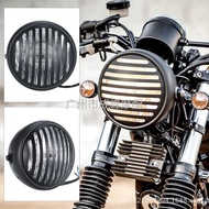 CG125 Modified Retro Headlight GN125 Retro Black Shell Round Headlight Motorcycle Accessories Headli