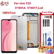 LCD Display For vivo Y3s V1901A V1901T Touch Screen Digitizer Assembly With Frame Replacement Parts