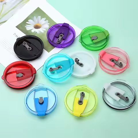 1PC 30 Oz Sealing Bottle Cover Splash Proof Plastic Lids for Ozark Trail Rtic Tumbler Cup Multicolor