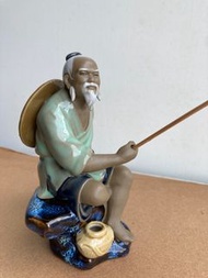 漁翁陶瓷擺件