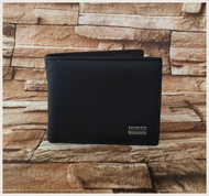 Horse กระเป๋าสตางค์ หนังแท้ สีดำ สูดเรียบหรู ขนาด ใส่แบงค์พันได้ อย่างสบาย กระเป๋า สตางค์ หนัง แท้ ก