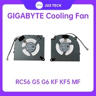 Laptop CPU GPU FAN For Gigabyte G5 KF KF5 G6 KF RC56 RTX4060 DC 5V 0.5A 4PIN