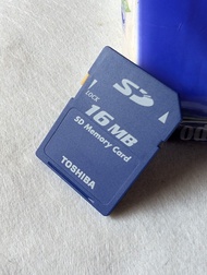 Y2K CCD 相機 救機百搭神物 Toshiba 16Mb SD card 記憶卡 日本製造 Sony Samsung Panasonic Minolta Nikon Canon 相機通用