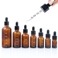ELLSWORTH Dropper Bottle with Scale Travel Aromatherapy Scale Dropper Bottle Cosmetic Containers Amb