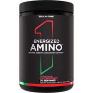 Rule 1 Energized Amino – Anytime Energy and Recovery Support with BCAAs, Glutamine, Citrulline, Beta