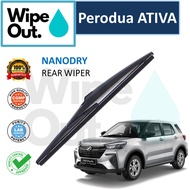 Perodua ATIVA WipeOut NANODRY Rear Wiper Blade / Wiper Belakang