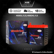 Battery NS60L NS60S Car Battery Emtrac Bateri NS60L 46B24L Bateri Kereta Batteri Kereta Wira Vios Al