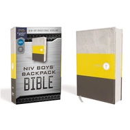 NIV, Backpack Bible, Compact, Leathersoft, Red Letter, Printcomfort
