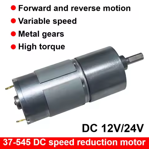 JGB37-545 High Torque Reduction Motor DC Reduction Motor DC 6V 12V 24v Low Speed Motor Forward And R