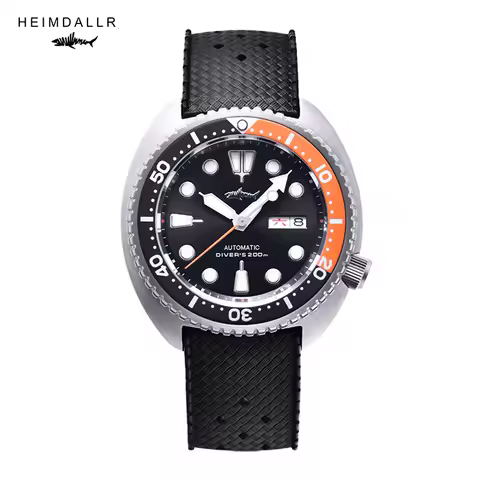 Heimdallr Titanium Turtle Watch Men SPR777 NH36A Automatic Mechanical Movement Calendar BGW9 Luminou