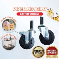 Black Anti Static Swivel Trolley Wheel Heavy Duty Caster Wheel Caster Roller Racking Roda Troli Heav