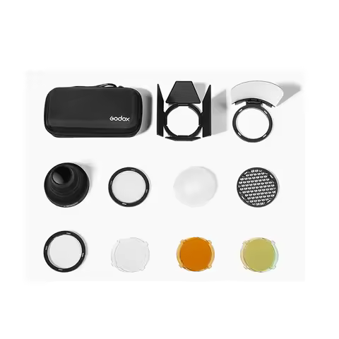 Godox AK-R1 Mini Flash Accessory Set round Flash Lamp Head for AD200 AD200ProII V1 V1Pro V860III H20