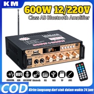 300w+300w Digital Hifi Bluetooth Stereo Audio Amplifier Fm Radio Usb BT-198E Amplifier Karaoke Bluetooth Power Amplifier Wireless