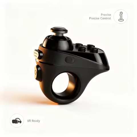 R1 Ring Shape Bluetooth-compatible VR Remote Controller Wireless Gamepad for iPhone Android Phone VR