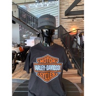 เสื้อยืด OLP สกรีนลายโลโก้ Harley-Davidson ลิขสิทธิ์แท้ 100% (40290191)S-5XL S-5XL