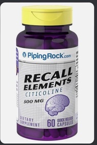 Bổ Não Recall Elements Citicoline 500mg bổ sung các dưỡng chất quan trọng nuôi dưỡng não bộ