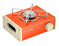 ISSI Diary เตากลางแจ้งแคมป์ปิ้งขนาดเล็ก2800W ตัวจุดอิเล็กทรอนิคป้องกันแรงดันเกินพกพาได้แคมป์ปิ้งปิกน