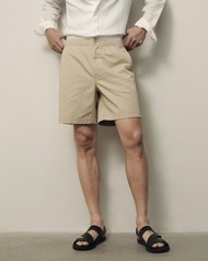 Giordano Mens กางเกงผู้ชาย Korea Collection Twill Pleated Shorts 01105532001 กางเกงขาสั้นผู้ชาย กางเ
