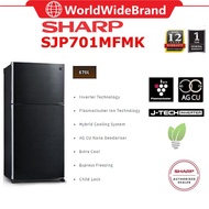 [SAVE 4.0] Sharp (670 L) 2 Door Inverter Plasmacluster Refrigerator SJP70MFMK / SJP701MFMK Fridge Pe