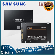 IVBPQ SAMSUNG 870 EVO SATA III SSD 1TB 2.5” Internal Solid State Drive 250GB 500GB 1TB 2TB 4TB Internal SSD for PC Laptop Desktop Mac VBMQE