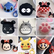 For Realme Buds T300 cover cartoon  /cute funny Anti-drop Soft Silicone hearphone cover realme t300