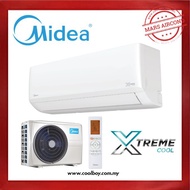 MIDEA NON INVERTER 1HP - 2.5HP WALL MOUNTED EXTREME COOL R32 MSAG SERIES