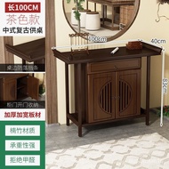 【TikTok】#New Chinese Style Entrance Cabinet Zen Hall Incense Prayer Altar Table Altar Home Console Worship Incense Livin